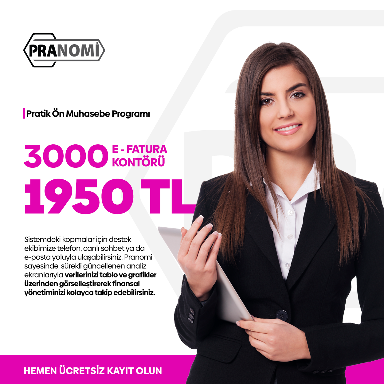 PraNomi E-Fatura Ücretleri